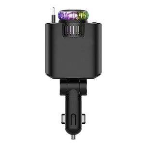 5-in-1 Starlight Car Charger with RGB Glow & Perfume Diffuser